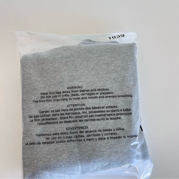 Everlane The Unisex French Terry Crew Heathered Grey - Picture 10 of 10